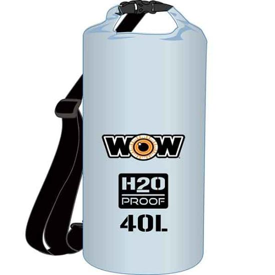 WOW SPORTS H2O PROOF 40L DRYBAG CLEAR - 185100C
