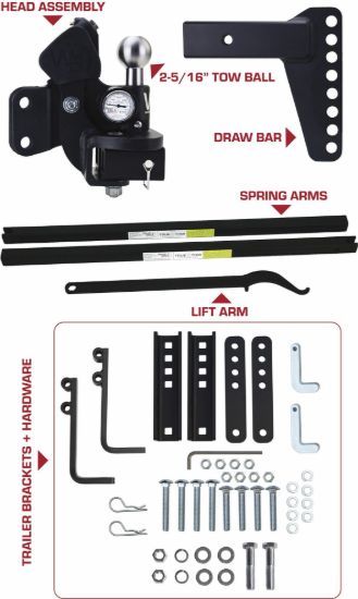 WEIGH SAFE TT MW 6' DROP 2.5' SHANK WDH 12500 - TTMW625XL