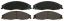 WAGNER BRAKE CERAMIC BRAKE PADS - ZD921