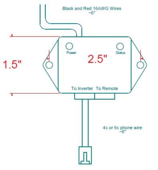 XANTREX LLC 12V SWITCH CONNECTOR FOR PROWATT SW - 808900101