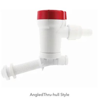 RULE LIVEWELL 1100 ANGLED THRU HULL - 605C