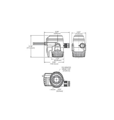RULE 1100 GPH RULEMATE AUTO BILGE PUMP - RM1100B