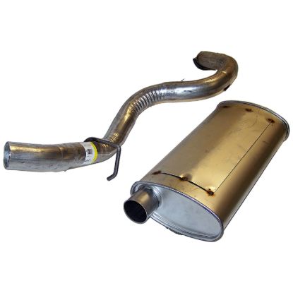 Picture of Crown Automotive Jeep Replacement Exhaust Muffler and Pipe Assembly - 52019241AC
