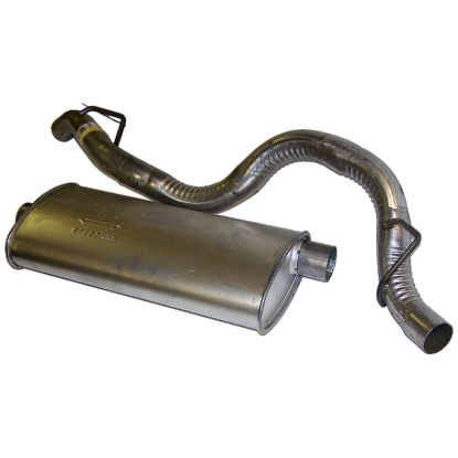 Picture of Crown Automotive Jeep Replacement Exhaust Muffler and Pipe Assembly - 52019241AC