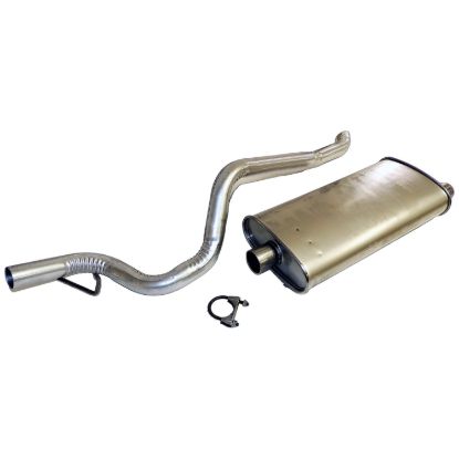 Picture of Crown Automotive Jeep Replacement Exhaust Muffler and Pipe Assembly - 52022039