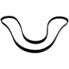 Picture of Crown Automotive Jeep Replacement Serpentine Belt - 53032857AB