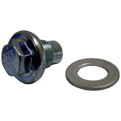 Picture of Crown Automotive Jeep Replacement Engine Oil Drain Plug Assembly - 83501425