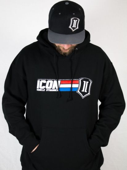 Picture of ICON Vehicle Dynamics Sweatshirt - ICON-HOODY-GI-BLK-XXL