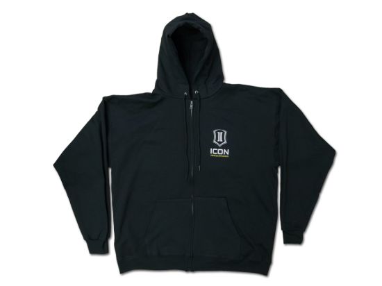 Picture of ICON Vehicle Dynamics Sweatshirt - ICON-HOODY-STD-BLK-XXXL