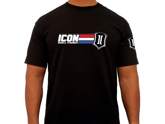 Picture of ICON Vehicle Dynamics T-Shirt - ICON-TEE-GI-BLK-XL