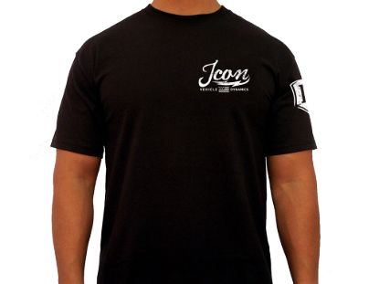 Picture of ICON Vehicle Dynamics T-Shirt - ICON-TEE-VIN-BLK-L