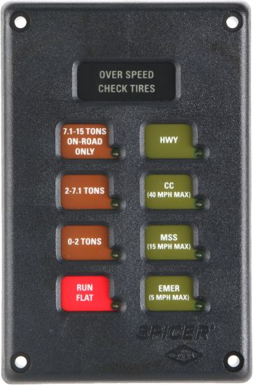 Picture of Spicer Tire Pressure Monitoring System (TPMS) Control Unit - 676233