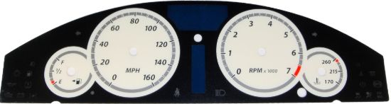 Picture of US Speedo Instrument Cluster Gauge Face Kit - 300060