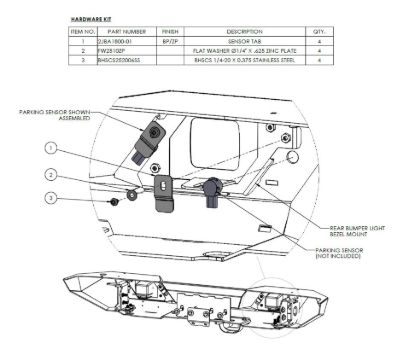 Picture of LoD Offroad Bumper - JBA1801