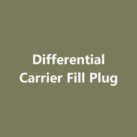 Picture for category Differential Carrier Fill Plug
