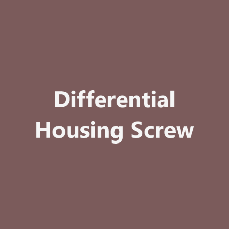 Picture for category Differential Housing Screw