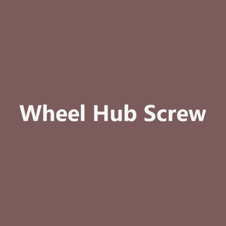 Picture for category Wheel Hub Screw
