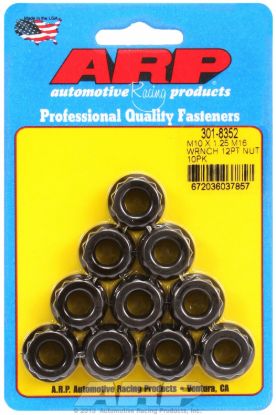 ARP M16 SOCKET 12PT NUT KIT - 3018352