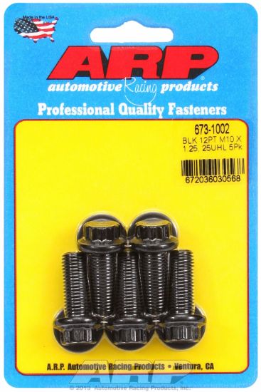 ARP M10 X 1.25 X 25 12PT BLK - 6731002