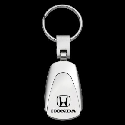 AUTO GOLD TEARDROP KEYCHAIN HONDA - KC3HON