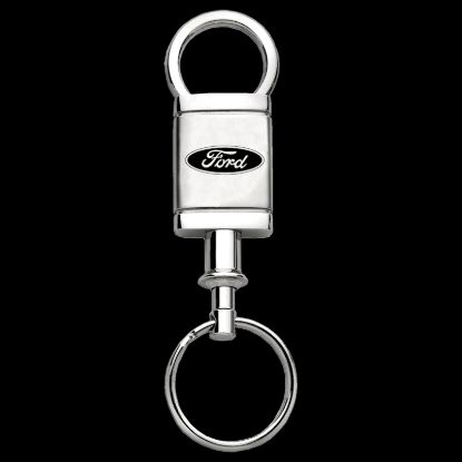 AUTO GOLD VALET KEYCHAIN FORD OVAL - KCVFOR