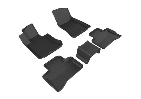 3D MATS/U-AC 3D KAGU FLOOR MAT 2 ROW SET BLACK - MB07901509