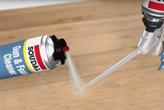 ACCUMETRIC SOUDAL GUN&FOAM CLEANER CLEAR 12OZ- - 120319