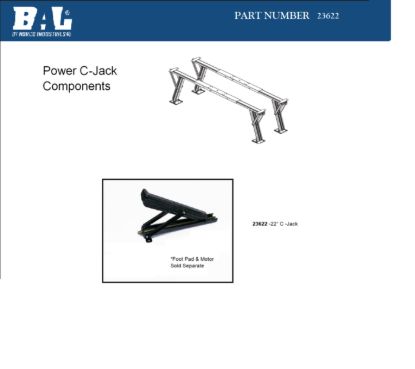 BAL NORCO C JACK  REPLACEMENT 22 IN MANUAL - 23622