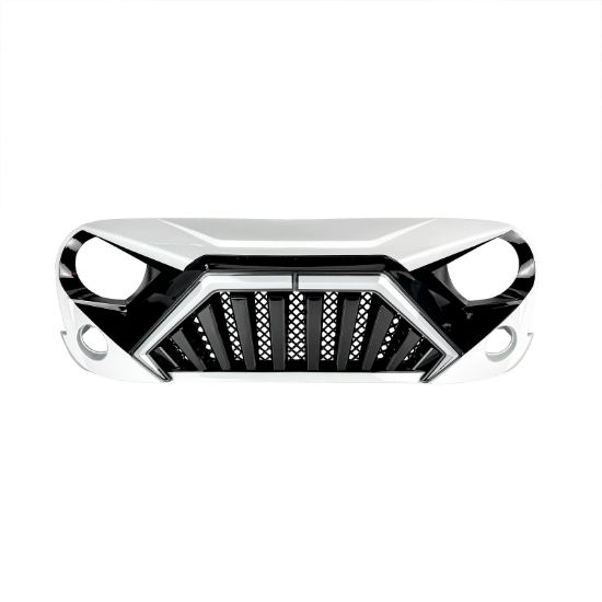 AMERICAN MOD GOLIATH GRILLE DRL WHITE/BLACK - MJPAA00148