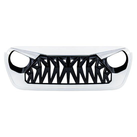 AMERICAN MOD SHARK GRILLE DRL WHITE/BLACK - MJPCA00141