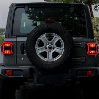 AMERICAN MOD RED LENS LED TAIL LIGHTS - MJPCA03309