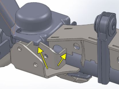 ARTEC INDUST ARTEC'S HEAVY-DUTY REAR TRACKBAR BR - JK4407