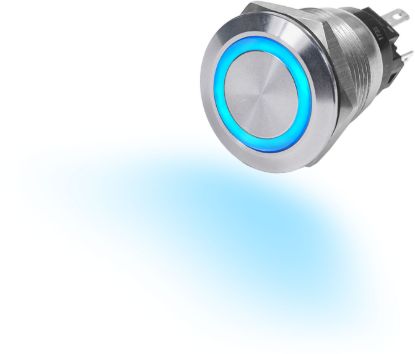 BLUE SEA SWITCH BUTTON SS 10A OFF-ON BLUE - 4160BSS