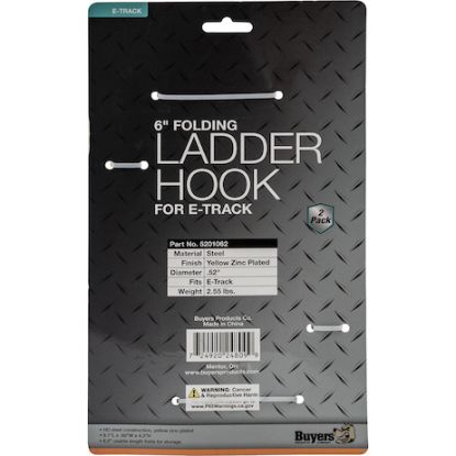 BUYERS PROD E-TRACK LADDER HOOK W/ SWIVEL  2-PK - 5201062