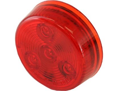 BUYERS PROD LIGHT 2IN RD MARKER RED 4 LED 10 PC - 5622154