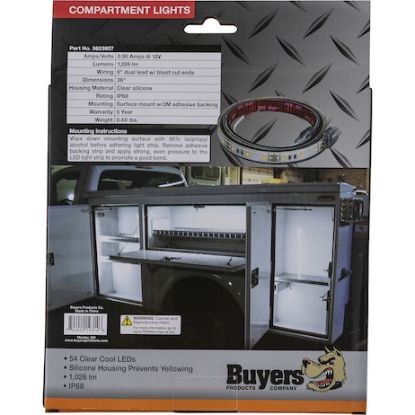 BUYERS PROD 36  CLEAR/COOL LED SILICONE STRIP L - 5623957