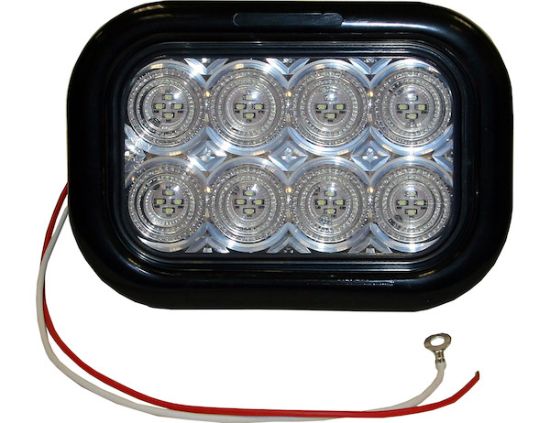 BUYERS PROD LIGHT 5.3IN RECT. BACK-UP CLEAR 32 - 5625332