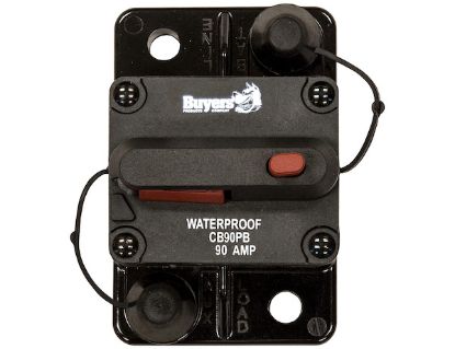 BUYERS PROD CIRCUIT BREAKER 90 AMP PUSH-TO-TRIP - CB90PB