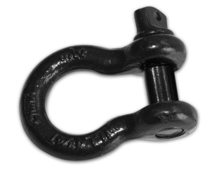BULLDOG WINC 3/4' SHACKLE 9.5K WLL BLACK POW - 20150