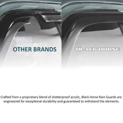 BLACK HORSE 2005-2010 HUMMER H3 RAIN GUARDS-RAI - 1494501