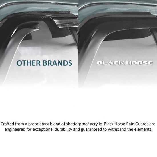 BLACK HORSE 2005-2010 HUMMER H3 RAIN GUARDS-RAI - 1494501