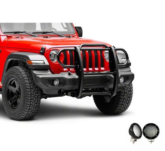 BLACK HORSE GRILLE GUARD KIT - 17JPJLMAFB