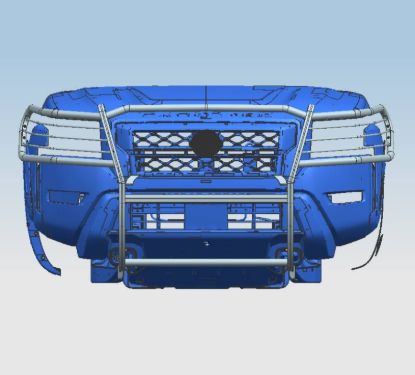 BLACK HORSE GRILLE GUARD - 17NI22MSS