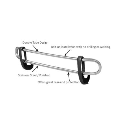 BLACK HORSE 2017-2019 HONDA CR-V REAR BUMPER GU - 8B0522SS