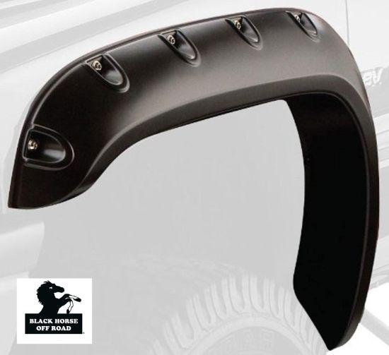 BLACK HORSE FENDER FLARES - A02SMPKT12