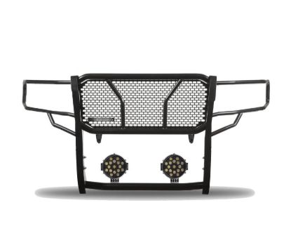 BLACK HORSE BLK RUGGED HD GRILLE GUARD KIT - DOSP19BPLB