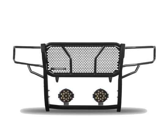 BLACK HORSE BLK RUGGED HD GRILLE GUARD KIT - DOSP19BPLB