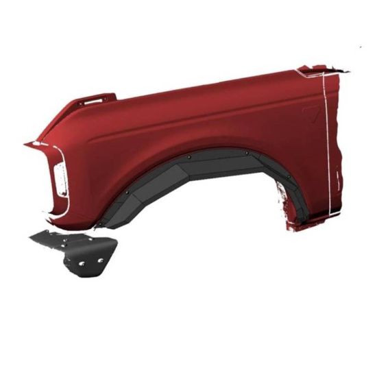 BLACK HORSE FENDER FLARES - FFFBF21HD