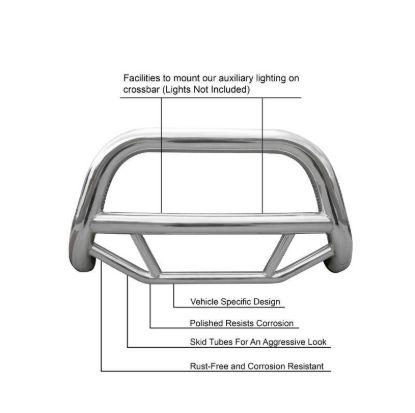 BLACK HORSE 2001-2008 FORD RANGER BULL BAR-MAX - MBSFOB1501