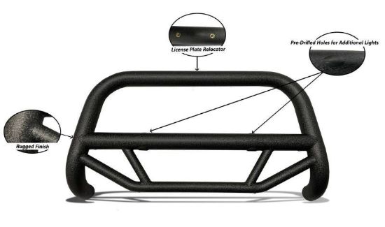 BLACK HORSE MAX T BULL BAR - MBTMG203